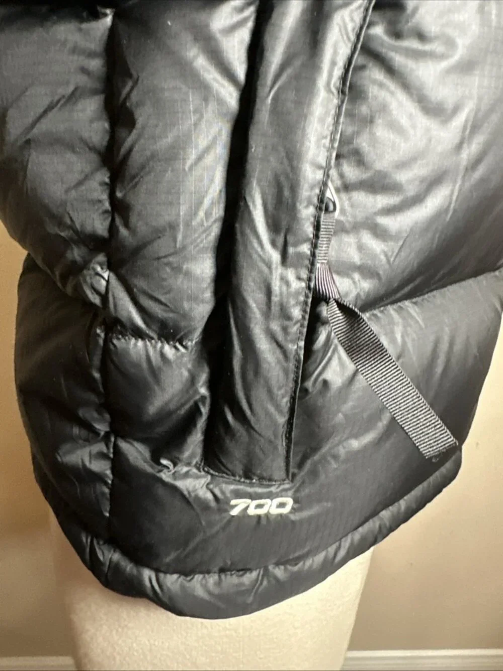 The North Face Vest Womens XS Black 700 Down Puffer Full Zip Outdoor Ski